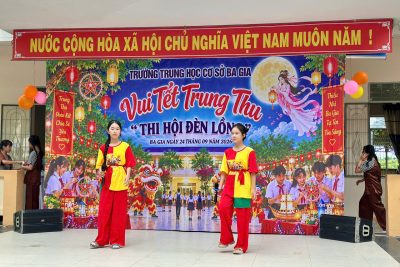 TRƯỜNG THCS BA GIA TỔ CHỨC VUI TẾT TRUNG THU – “THI HỘI ĐÈN LỒNG”