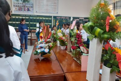 ẢNH HỘI THI CẮM HOA CHÀO MỪNG KỶ NIỆM 40 NĂM NGÀY 20/11