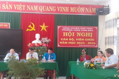 HỘI NGHỊ CBVC NĂM HỌC 2023-2024